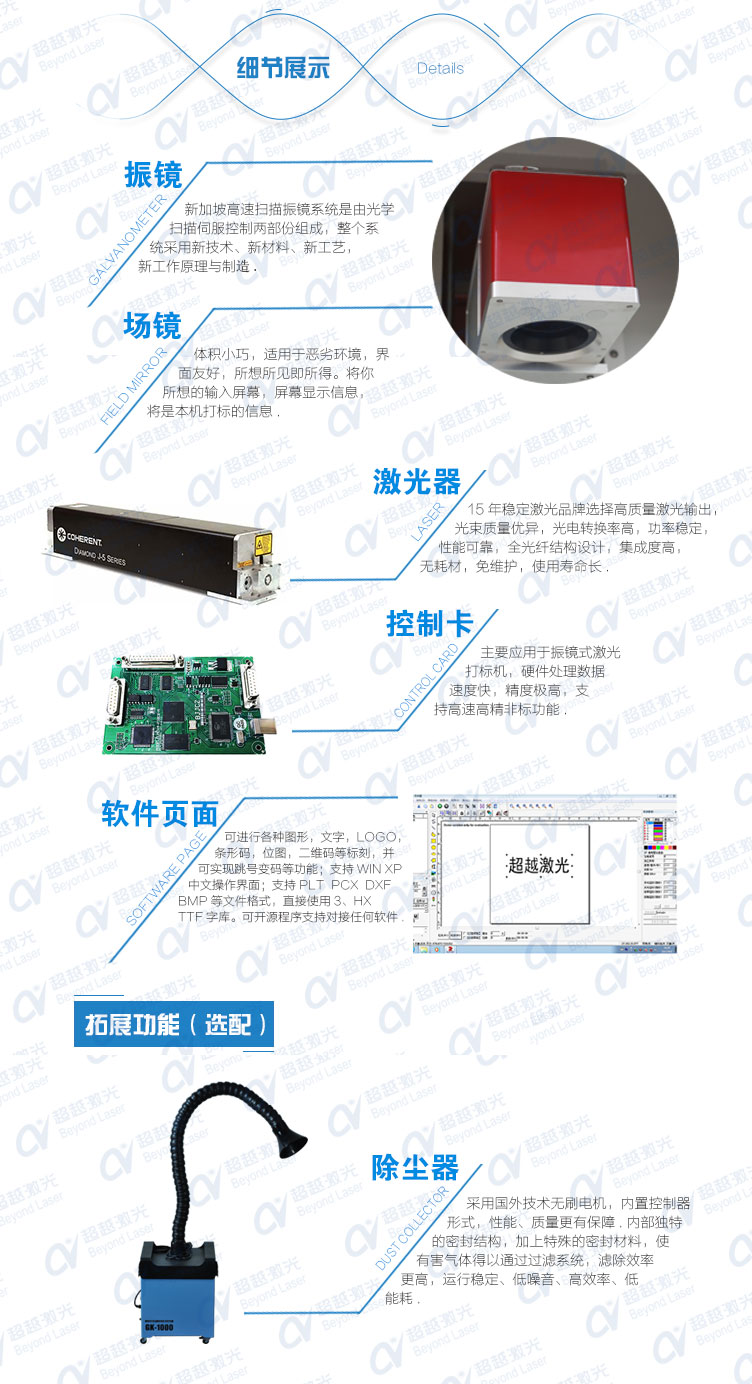 三維動(dòng)態(tài)激光打標(biāo)機(jī)（細(xì)節(jié)展示）